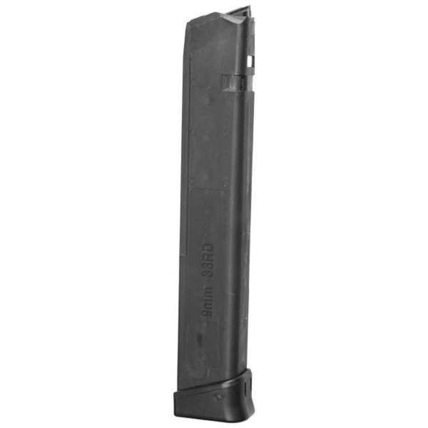 Global Ordnance Magazine Glock Type 33 Round 9mm Black