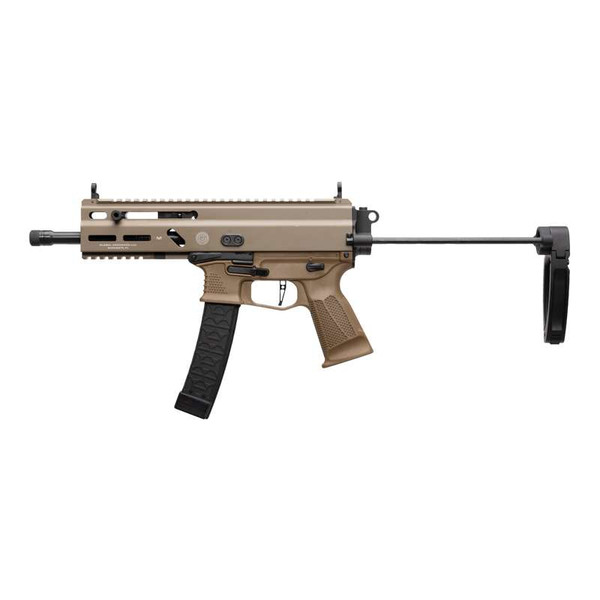 Grand Power Stribog SP9A3 9mm Sub Pistol PDW Tailhook Brace FDE
