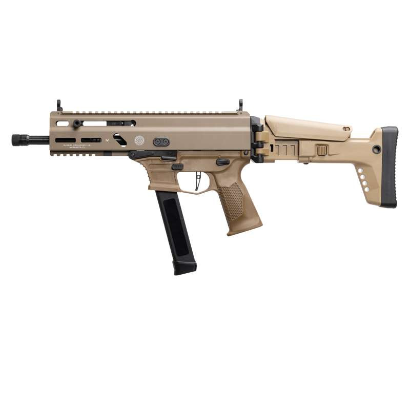 Grand Power Stribog SP9A3G 9mm 8" SBR AKB Folding Stock FDE