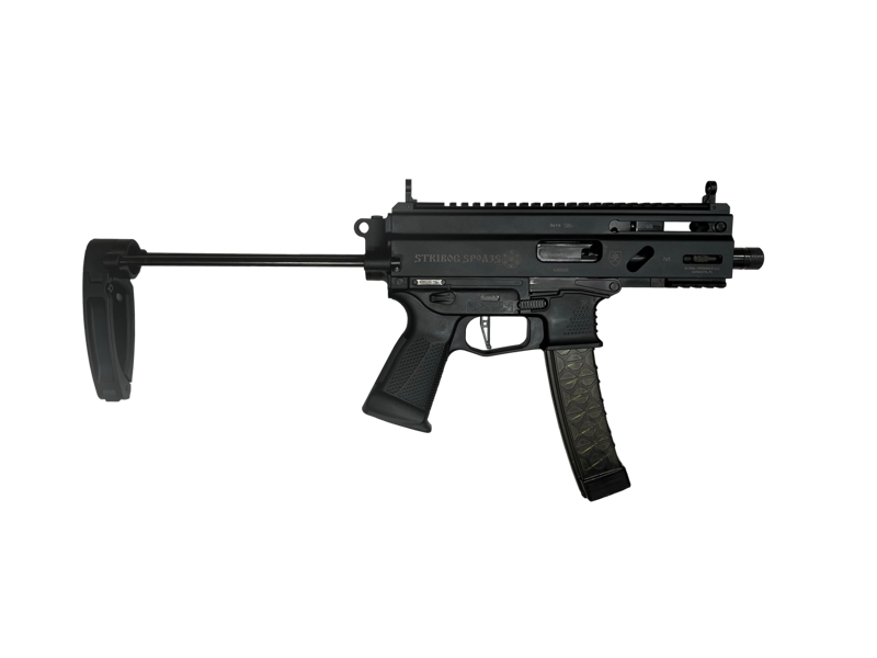 Grand Power Stribog SP9A3S 9mm Pistol PDW Brace w/ Tailhook
