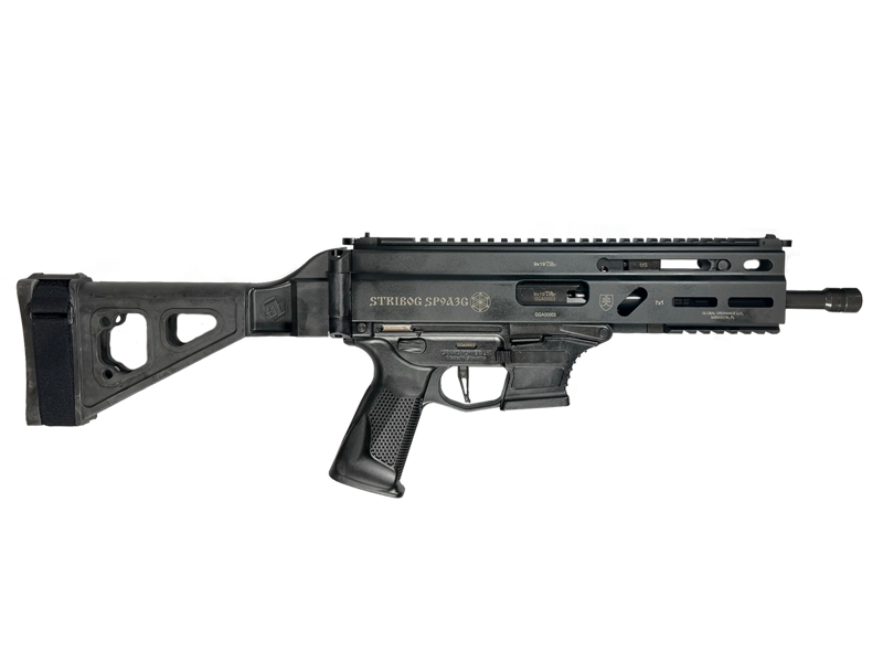 Grand Power Stribog SP9A3G 9mm Pistol Folding STB Brace