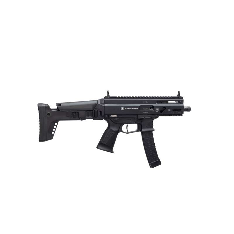 Grand Power Stribog SP9A3S 9mm 5" SBR Enhanced Black
