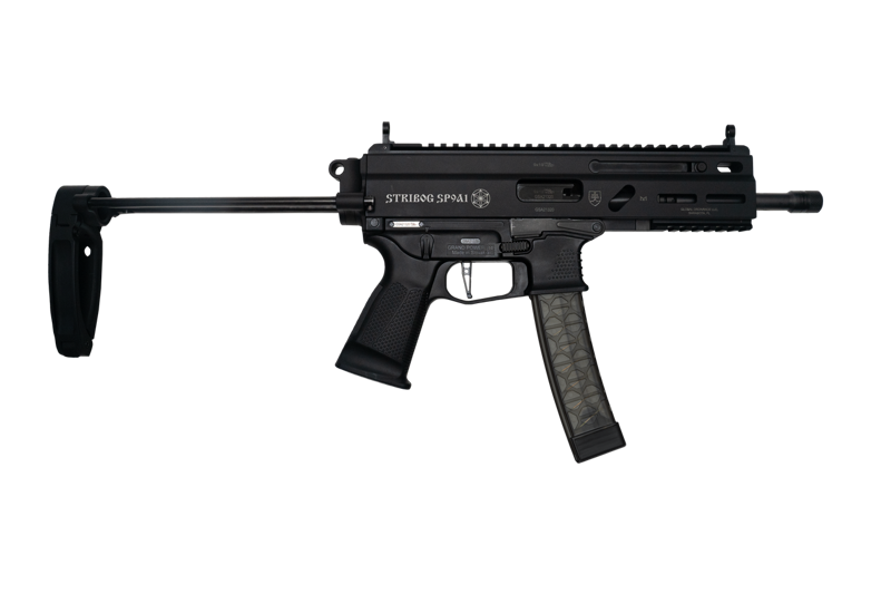 Grand Power Stribog 9mm Sub Pistol, PDW Brace with Tailhook