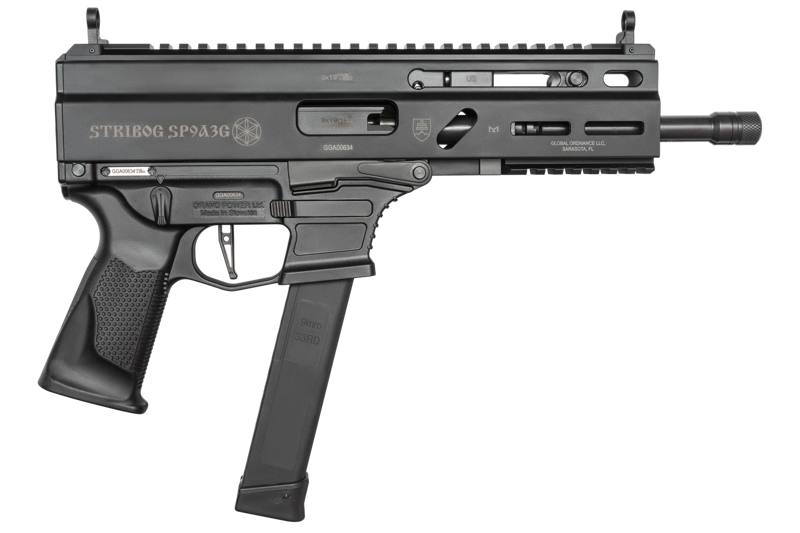 Grand Power Stribog SP9A3G 9x19 3 Magazines