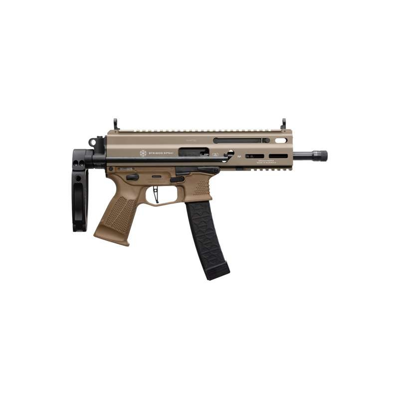 Grand Power Stribog SP9A1 9mm Sub Pistol PDW Tailhook Brace FDE