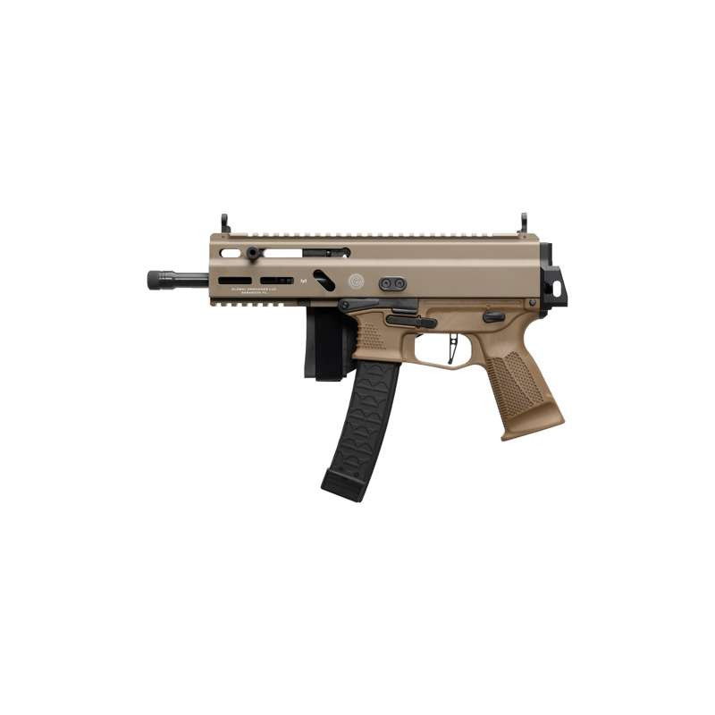 Grand Power Stribog SP9A3 9mm Sub Pistol SBT Brace FDE