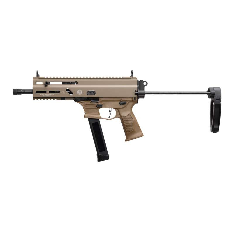 Grand Power Stribog SP9A3G 9mm Sub Pistol PDW Tailhook Brace 8 Inch Barrel FDE