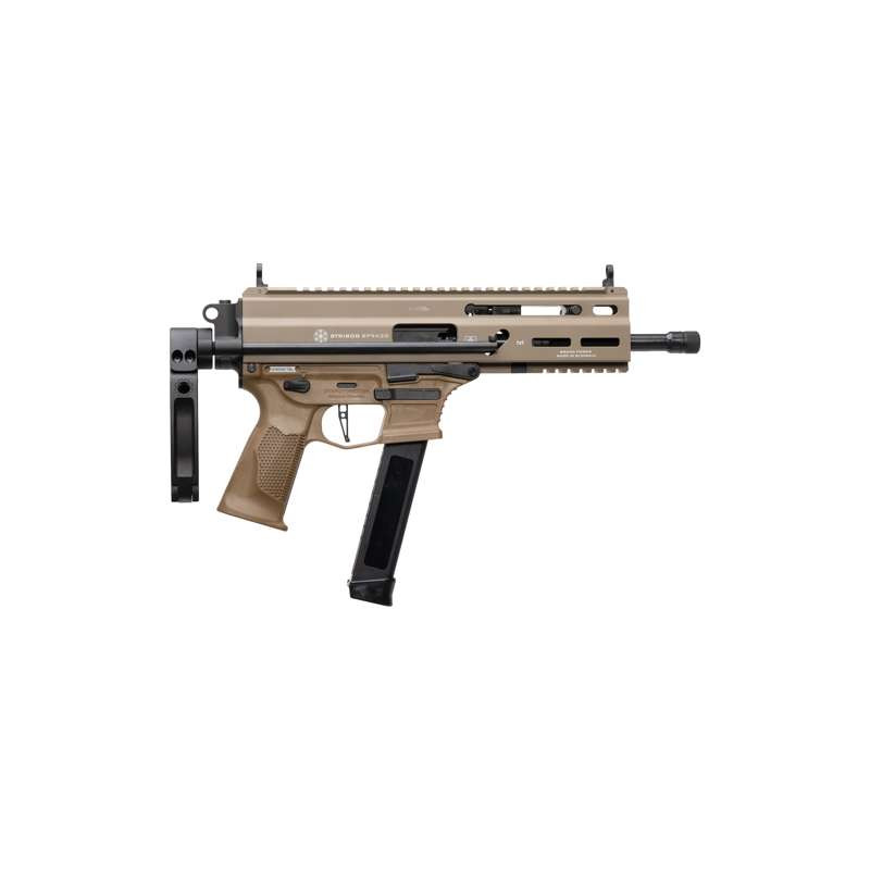 Grand Power Stribog SP9A3G 9mm Sub Pistol PDW Tailhook Brace 8 Inch Barrel FDE