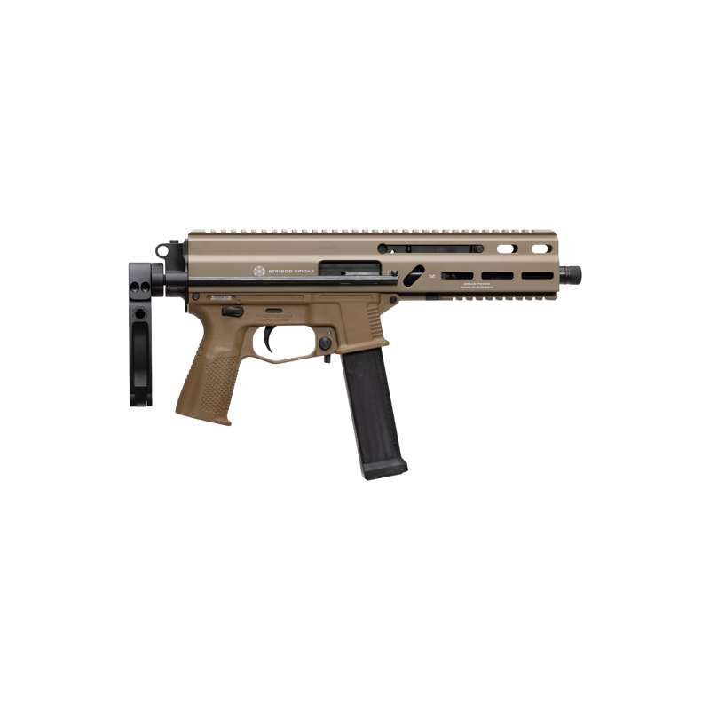 Grand Power Stribog SP10A3 10mm 8" Sub Pistol PDW Tailhook Brace FDE