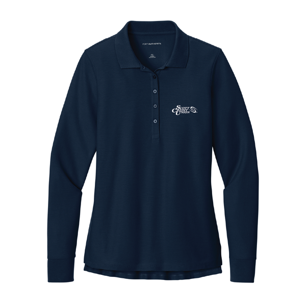 Port Authority® Women’s Wearever Signature Pique Long Sleeve Polo