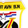 308th Combat Aviation Battalion Patch Black Adler | Upper Right Quadrant