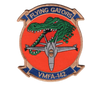 VMFA-142 Marine Corps Fighter Attack Squadron Orange Field Patch