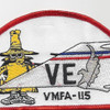 VMFA-115 Fighter Squadron Phantom Tail Patch