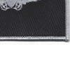 Naval Flight Officer Name Tag Patch- Silver and Black | Lower Right Quadrant