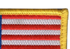 United States Flag Patch Hook and Loop - Top Right
