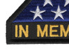 In Memoriam U.S Flag Patch | Lower Left Quadrant