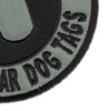 Heroes Don't Wear Capes-Heroes Wear Dog Tags Patch| Lower Right Quadrant