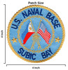 US Naval Base Subic Bay Patch size: 4 x 4 inches