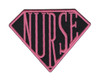 Super Nurse Shield Patch (Pink and Black)