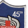 45th Aviation Medical Company Air Ambulance Dustoff Blue Shield Patch | Upper Right Quadrant