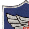 45th Aviation Medical Company Air Ambulance Dustoff Blue Shield Patch | Upper Left Quadrant