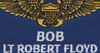 Bob Name Tag Top Gun Halloween Hook and Loop Patch