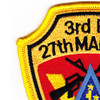 3rd Battalion 27th Marines 3/27 Vietnam Patch | Upper Left Quadrant