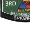 3rd Armored Division Hat Patch Spearhead | Lower Left Quadrant