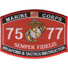 7577 Weapons & Tactics Instructor MOS Patch