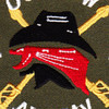 4th Battalion 3rd Aviation Cavalry Regiment Patch Outlaw OD | Center Detail