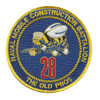 28th Mobile Construction Battalion Patch