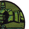 25th Air Support Operations Squadron Patch OD Green | Upper Right Quadrant