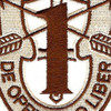 1st Special Forces Group Crest Desert Brown 1 Patch | Center Detail