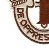 1st Special Forces Group Crest Desert Brown 1 Patch | Lower Left Quadrant