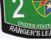 2nd Battalion 75th Ranger Regiment Military Occupational Specialty MOS Rating Patch | Lower Left Quadrant