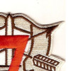 7th Special Forces Group Crest Desert Red 7 Patch | Upper Right Quadrant