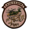 2nd Battalion 3rd Aviation Regiment A Company Desert Patch Hook And Loop