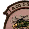 2nd Battalion 3rd Aviation Regiment A Company Desert Patch Hook And Loop | Upper Left Quadrant
