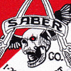 1st Battalion 212th Aviation Cavalry Regiment Saber Company Patch - Version C | Center Detail