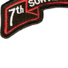 7th Infantry Division Long Range Scroll Patch | Lower Left Quadrant