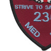 236th Aviation Medical Detachment Patch (Maroon) | Lower Left Quadrant