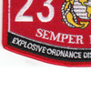 2336 Explosive Ordnance Disposal Technician MOS Patch | Lower Left Quadrant