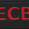 22nd Training Squadron ECB Red Patch Hook And Loop | Center Detail