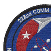 222nd Communication Maintenance Flight Patch | Upper Left Quadrant