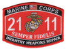 2111 Infantry Weapons Repair MOS Patch