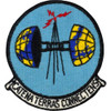 Communications squadron patch with 18th designation representing signal operations and electronic infrastructure support at Pacific air bases.