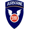 188th Airborne Infantry Regiment Patch - Version D