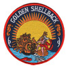 Golden Shellback King Neptune line crossing patch