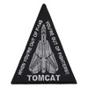 F-14 Tomcat airframe patch with swept wings