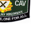 15th Cavalry Regiment MOS Patch 1957-1967 | Lower Right Quadrant